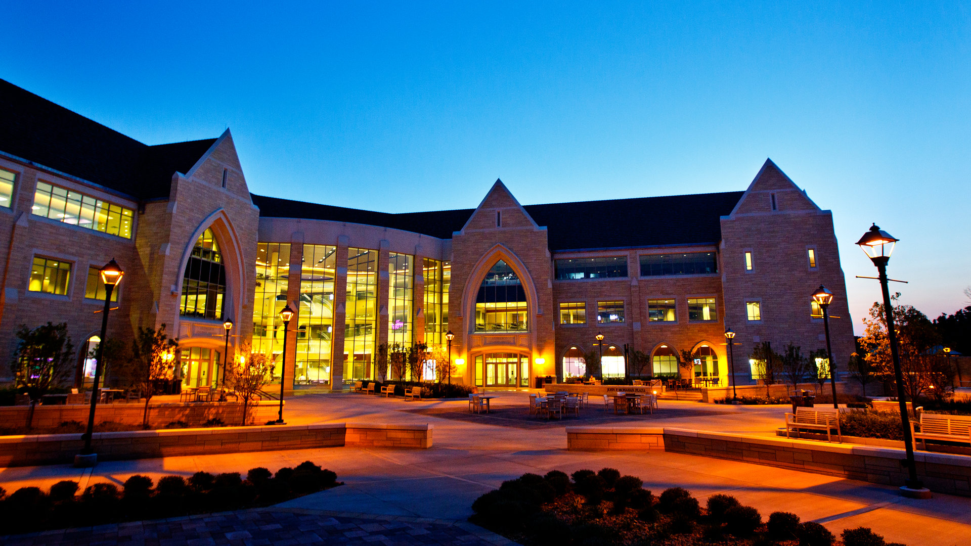 Anderson Student Center at Night
