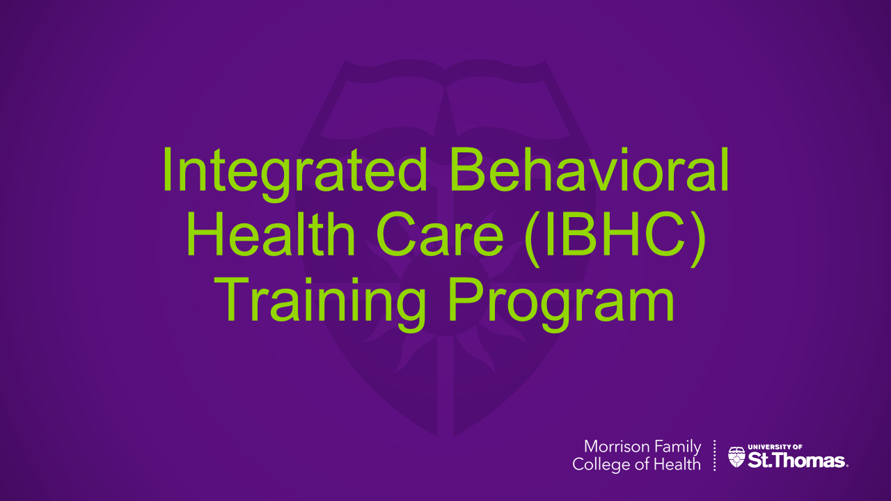 Cover slide for IBHC info session presentation