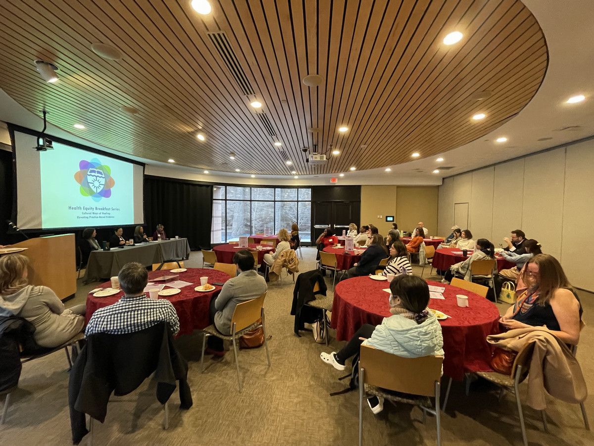 attendees at a health equity breakfast